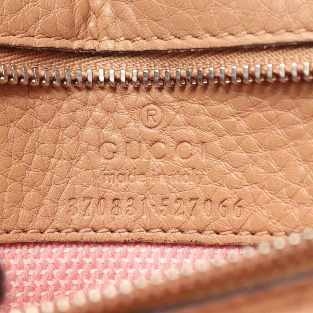 GUCCI Authentic Cream Leather Bamboo Bag - Picture 4 of 15
